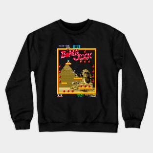 Mod.4 Arcade Bomb Jack Video Game Crewneck Sweatshirt